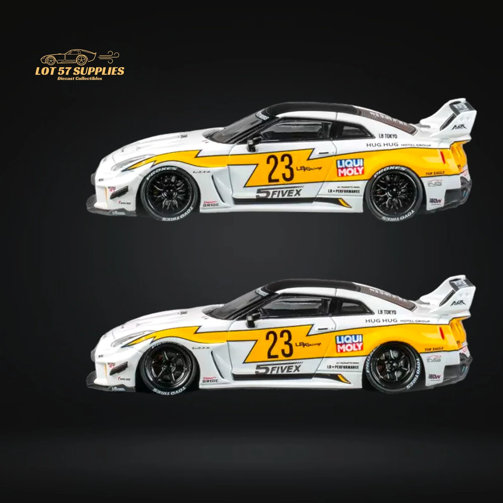CM Model Nissan Skyline GT-R R35RR LBWK Silhouette 1:64 - Image 5